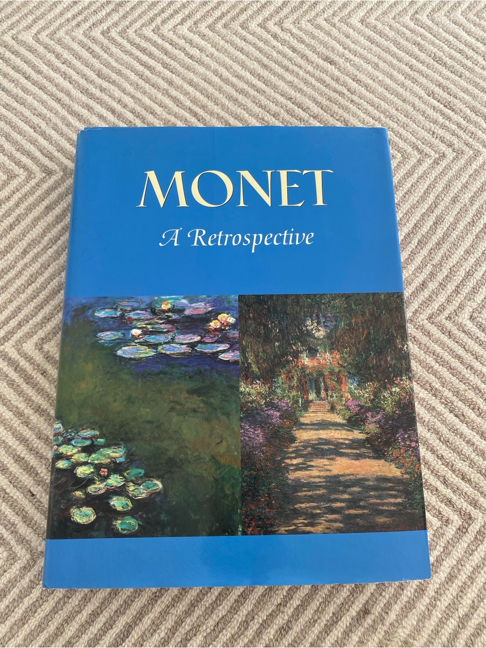 Monet A Retrospective - Blue Coffee Table Art Book